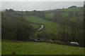 Minor road at Blaen Camlais