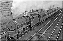 SP9808 : West Coast Main Line near Berkhamsted, with Down stopping train 1950 by Ben Brooksbank