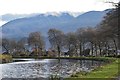 Canal and mountain, near Caol