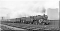 Manchester Exchange - Llandudno express passing Salford Station, 1963