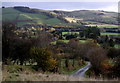 Lane with Wye valley view