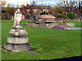 Stone work in church grounds