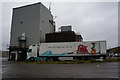 Lorry parked up at Lochinver Dock