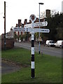 Roadsign on Bungay Road