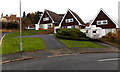 Three triangular roofs in suburban Pershore