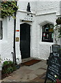 The doorway of the Lord Nelson Inn, Luddenden