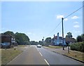 A4128 passes the White Lion, Cryer