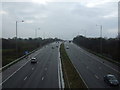 The M6, Southbound, Leyland