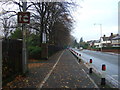 Cycle path beside Church Road, Leyland