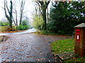 Looking across the bend on Philpot Lane