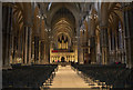 SK9771 : Lincoln Cathedral nave by J.Hannan-Briggs