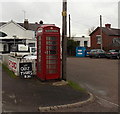 Red phonebox, Park Road, Berry Hill