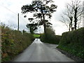 Road junction north of North Huish