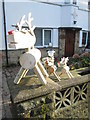 Rudolph arrives early in Huby! - Harrogate Road