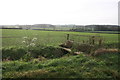 Footbridge over a field drain