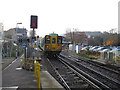 Caterham train leaving Whyteleafe