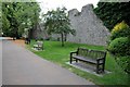 Weirs Walk and city wall, Winchester