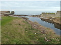 Burn of Buckie enters the sea