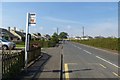 Bus stop outside Widdrington Cottages