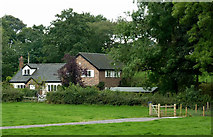 SJ8964 : Detached house near North Rode, Cheshire by Roger  D Kidd