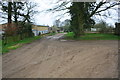 Junction of tracks at Hull Farm