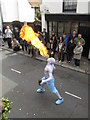 Fire eater in Hastings