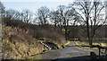 Looking down the track from Kilpatrick Braes and Loch Humphrey