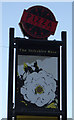 Sign for the Yorkshire Rose, Huddersfield