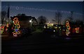SO8170 : Entrance to Cook's Garden Centre at Christmas 2014, 26 Worcester Road, Stourport-on-Severn by P L Chadwick