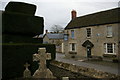 The Crown, Charlton-on-Otmoor, from the churchyard