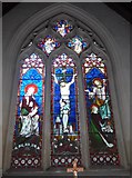 SU1659 : St John the Baptist, Pewsey:stained glass window (b) by Basher Eyre