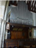 SU1659 : St John the Baptist, Pewsey: organ by Basher Eyre
