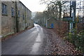 Lumsdale Road passing Tansley Wood Mills