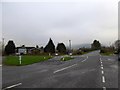 Road junction at Hoptonheath