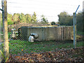 Tank at the sewage works in Worthing Road