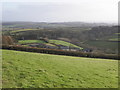 Looking down on Westcott Farm