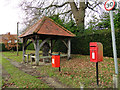 Postbox, doggy bin and water pump