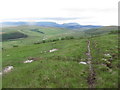 Hill path above Strathvaich Lodge, Strath Vaich