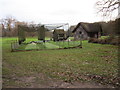 Cricket nets and pavilion