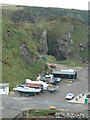 Boats and Buildings by Portknockie Harbour