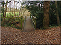 Footbridge to the recreation area