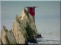 SZ2884 : Lighthouse on Goose Rock by nick macneill