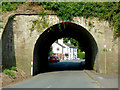 Aqueduct across Hall Lane in Gurnett, Cheshire