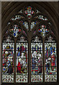TF3244 : Stained glass window, St Botolph's church, Boston by Julian P Guffogg