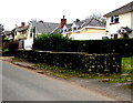 Bus stop on the south side of Pentwyn Cross, Penallt