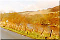 Rainbow over River Tweed at Boleside, 1989