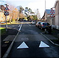 Two-way traffic ahead, Standard Street, Crickhowell