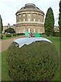 TL8161 : Giant Christmas pudding at Ickworth House, Suffolk by Richard Humphrey