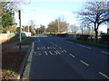TA0358 : Bus stop on Bridlington Road, Driffield  by JThomas