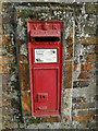 Victorian wall-mounted postbox